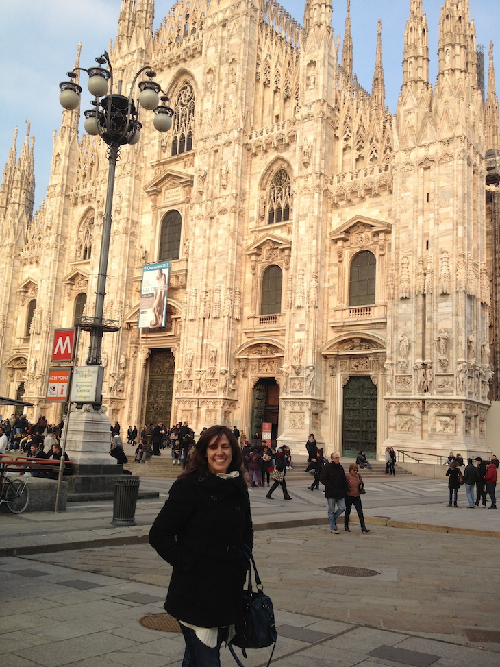 Susana em Milão © Viaje Comigo