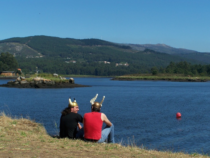 Vikings em Catoira, na Galiza