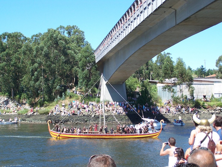 Vikings em Catoira, na Galiza