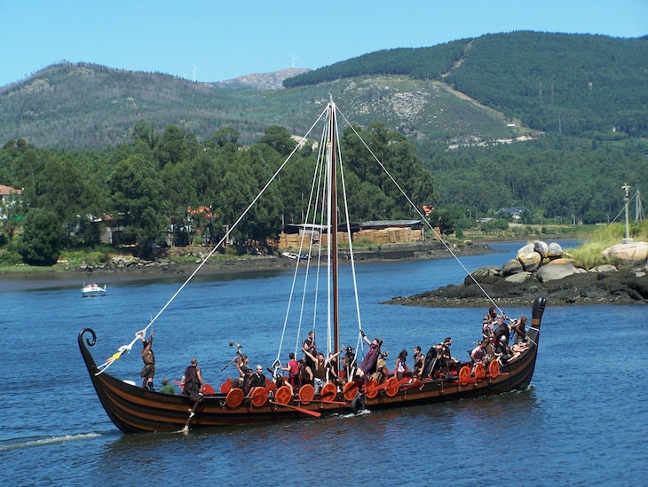 Vikings em Catoira, na Galiza