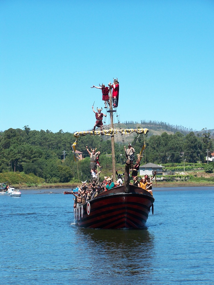 Vikings em Catoira, na Galiza