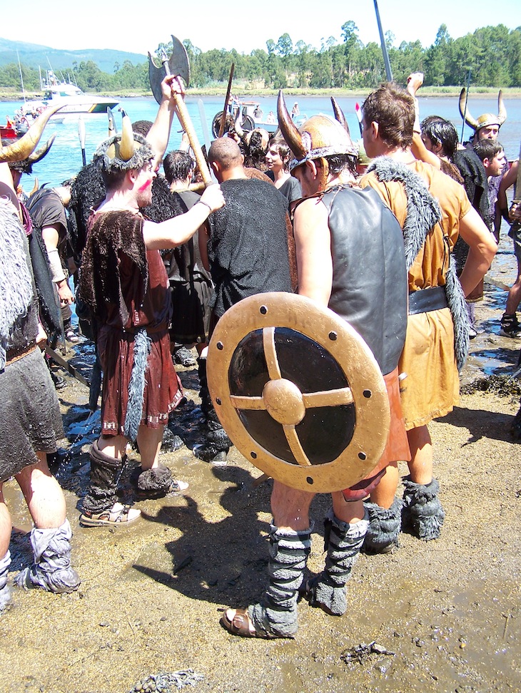 Vikings em Catoira, na Galiza