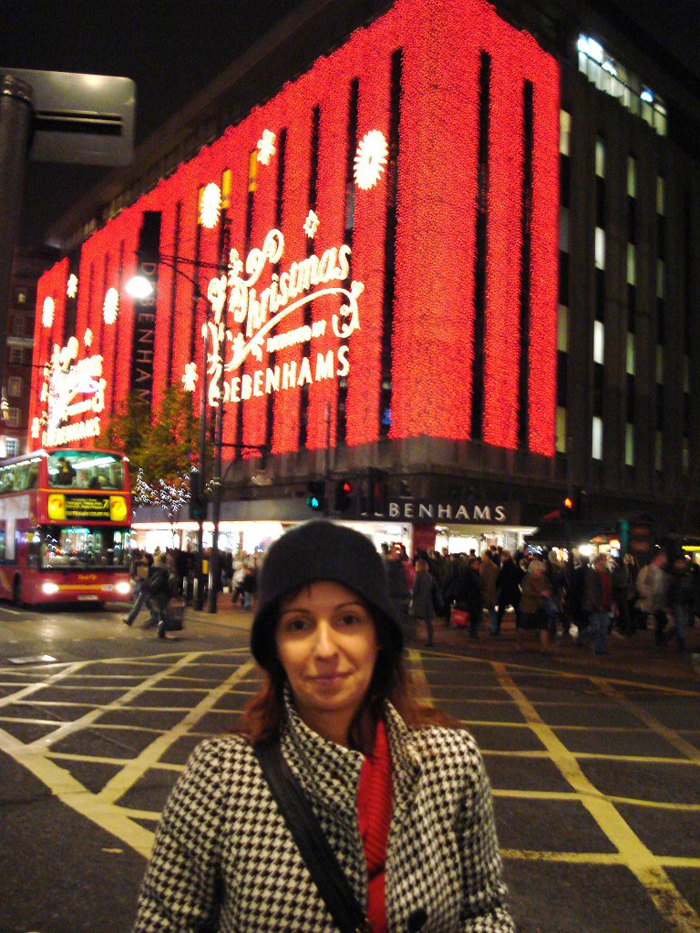 Daniela Pinto em Londres