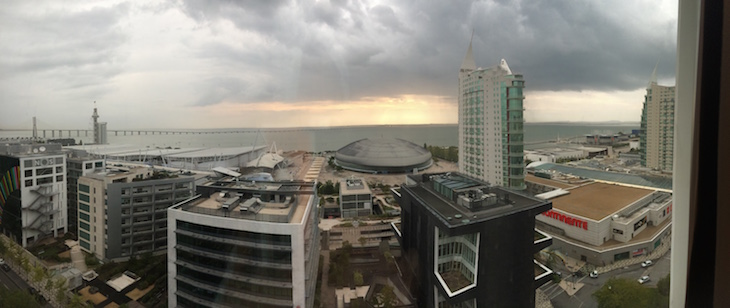 Vista do Hotel Tryp Lisboa Oriente