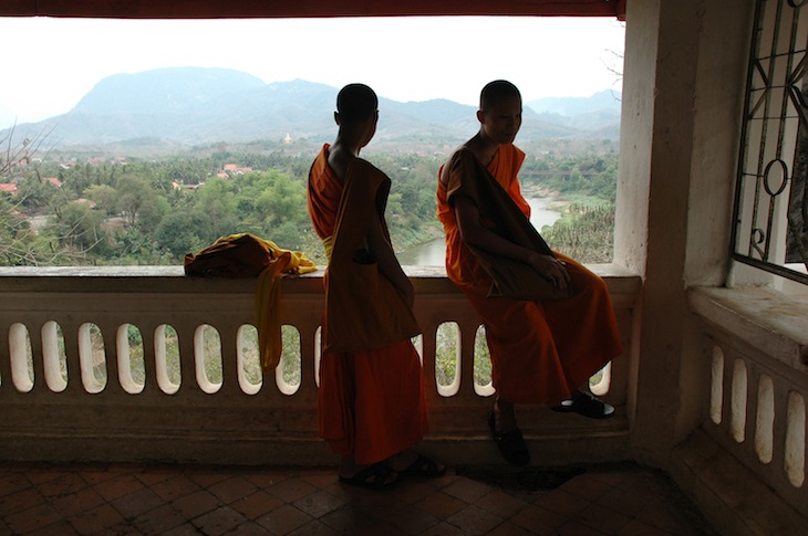 No cimo do Phu Si, Luang Prabang