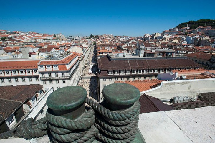 Miradouro do Arco da Rua Augusta, em Lisboa - ©DR