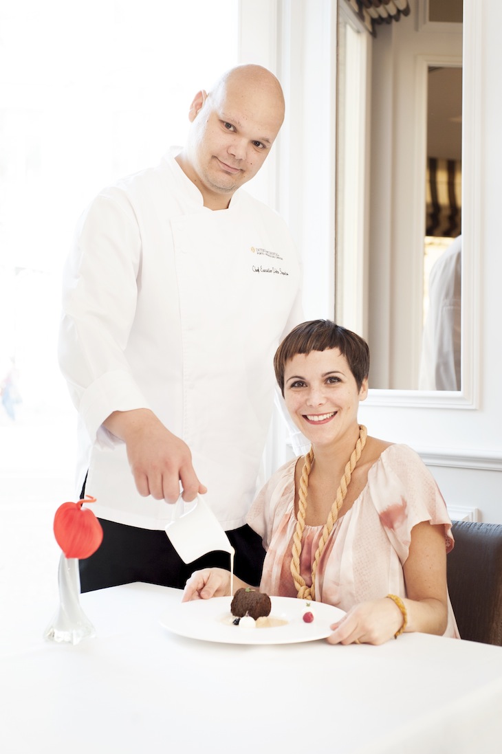 Sobremesa de Katty Xiomara no restaurante Astória no Porto