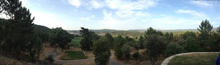 Vista do campo de golfe do Vidago Palace