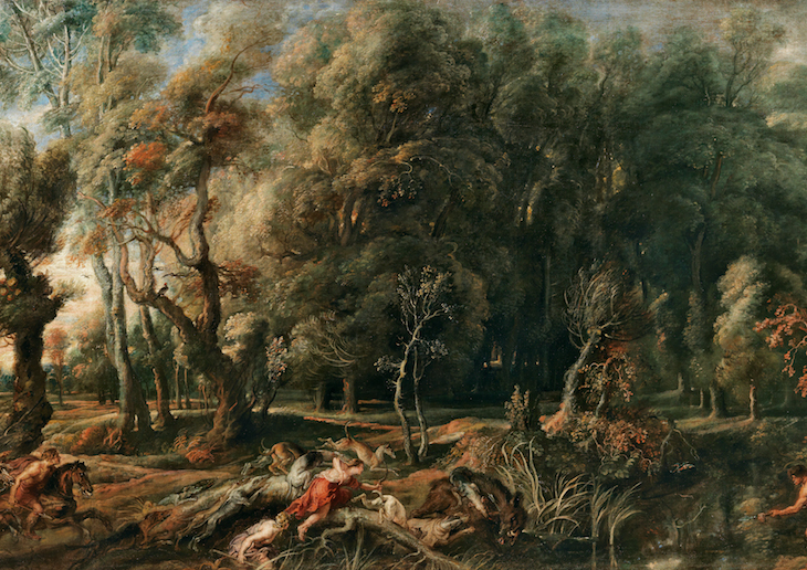 Peter Paul Rubens - Atalanta e Meleagro Caçando o Javali de Cálidon