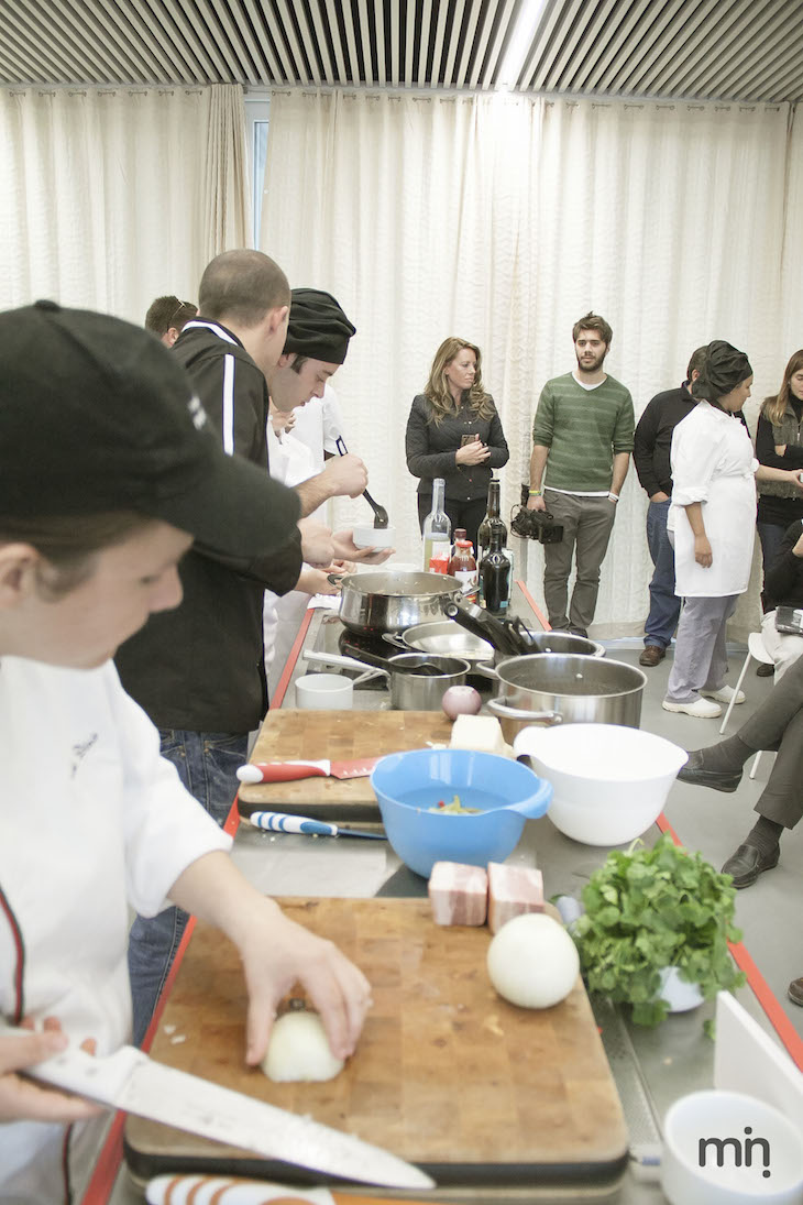 Receitas de risotos, pelo chef Miguel Teixeira, no evento Viaje Comigo