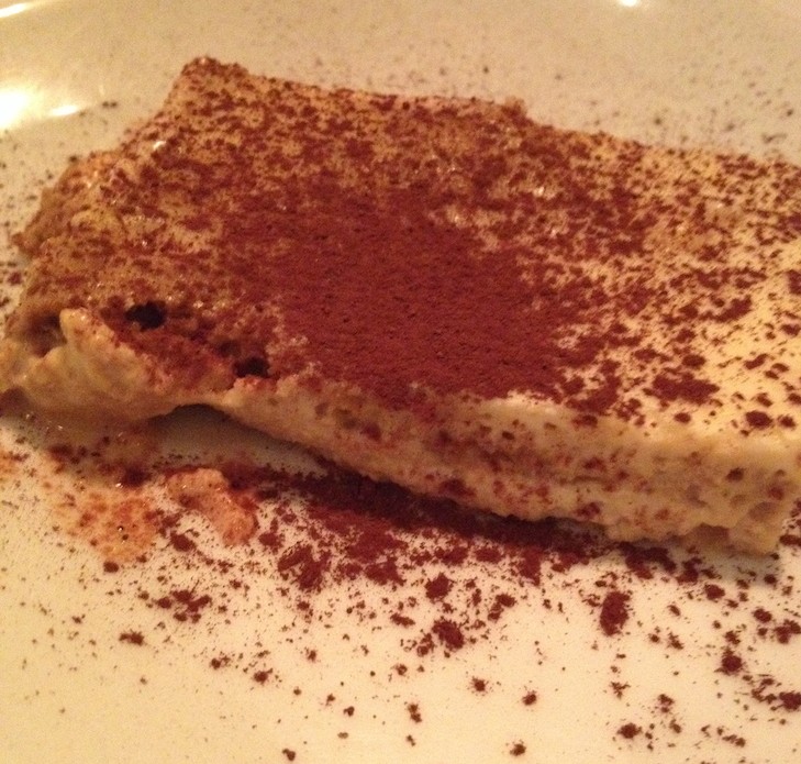 Tiramisú no Il Salotto, Madrid