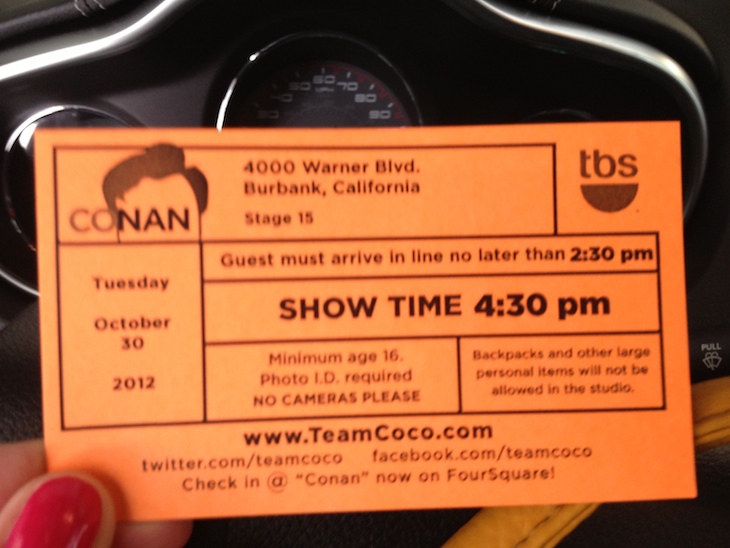 Conan O'Brien Show, Los Angeles