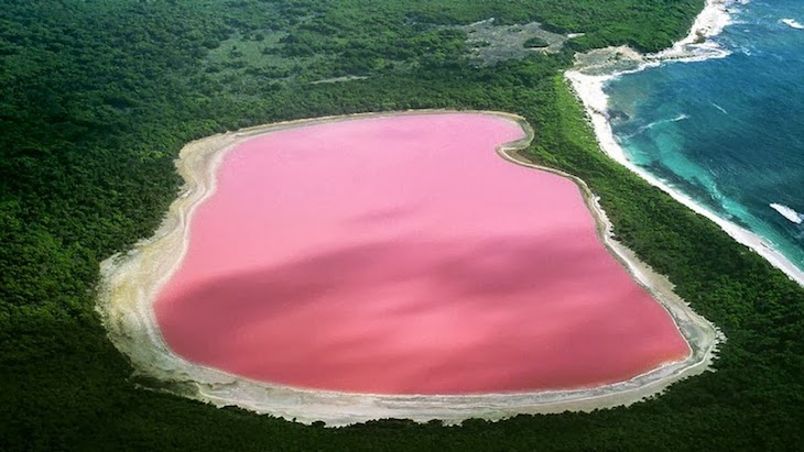 Lago Hillier, Austrália