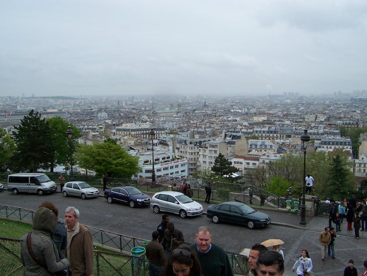 Vista do Sacré Coeur, Paris