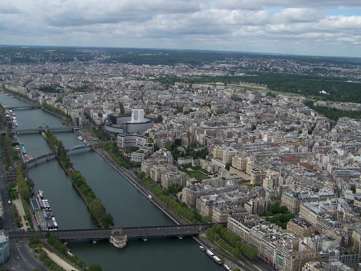 Vista da Torre Eiffel, Paris