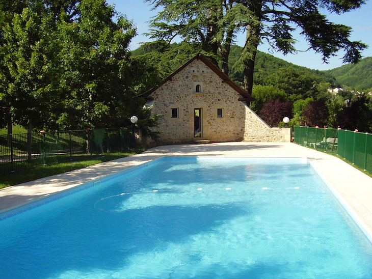 Relais du Silence Chateau de la Falque, St-Geniez-d'Olt, Aveyron, França 