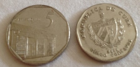 moedas cubanas