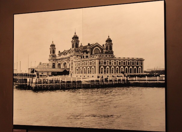 Imagem antiga de Ellis Island