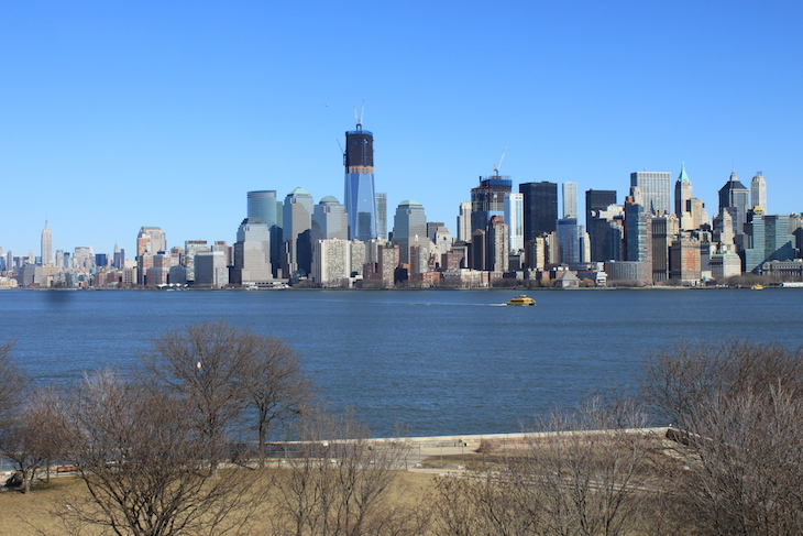 Vista para Manhattan, de Ellis Island