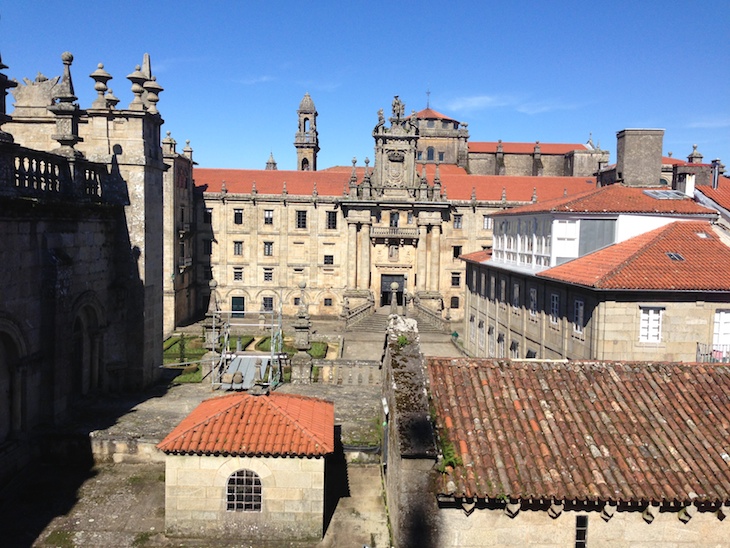 Junto da Catedral de Santiago