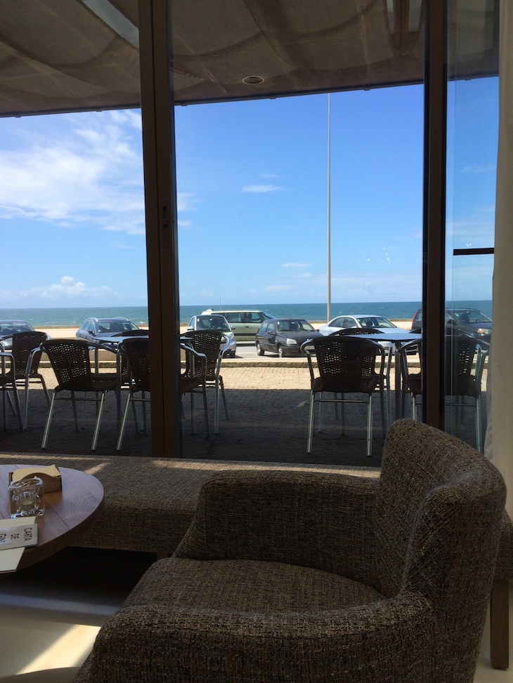 Restaurante Memorial, vista para o mar