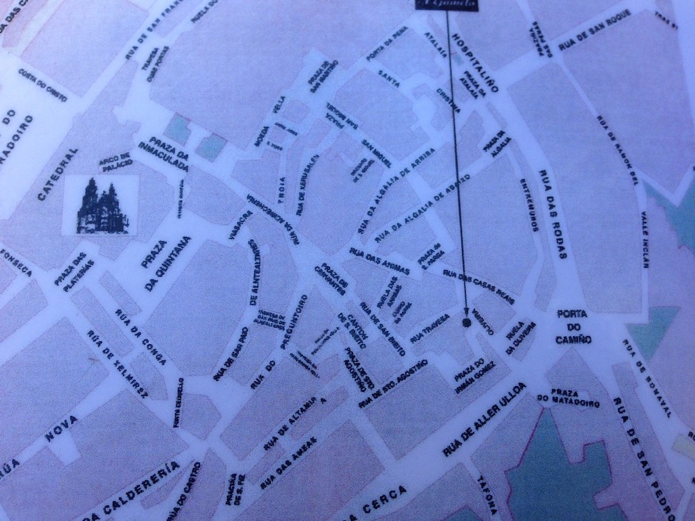 Mapa para ir ter ao restaurante A Gamela