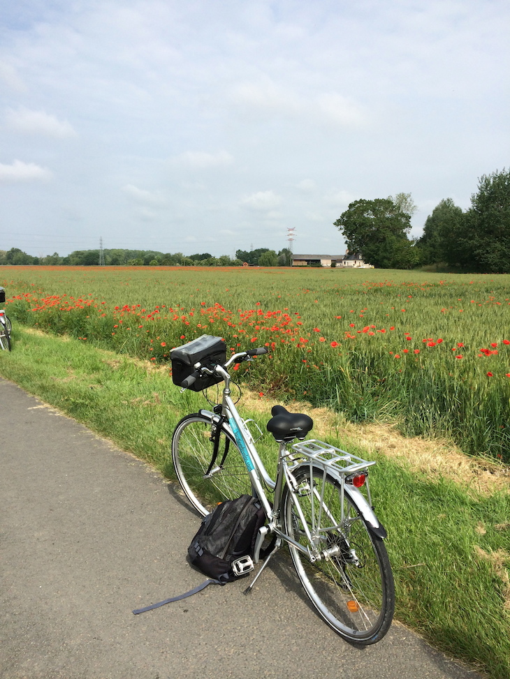 De bicicleta no Vale do Loire