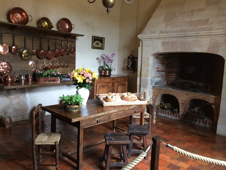 Cozinha do Château de Villandry, França