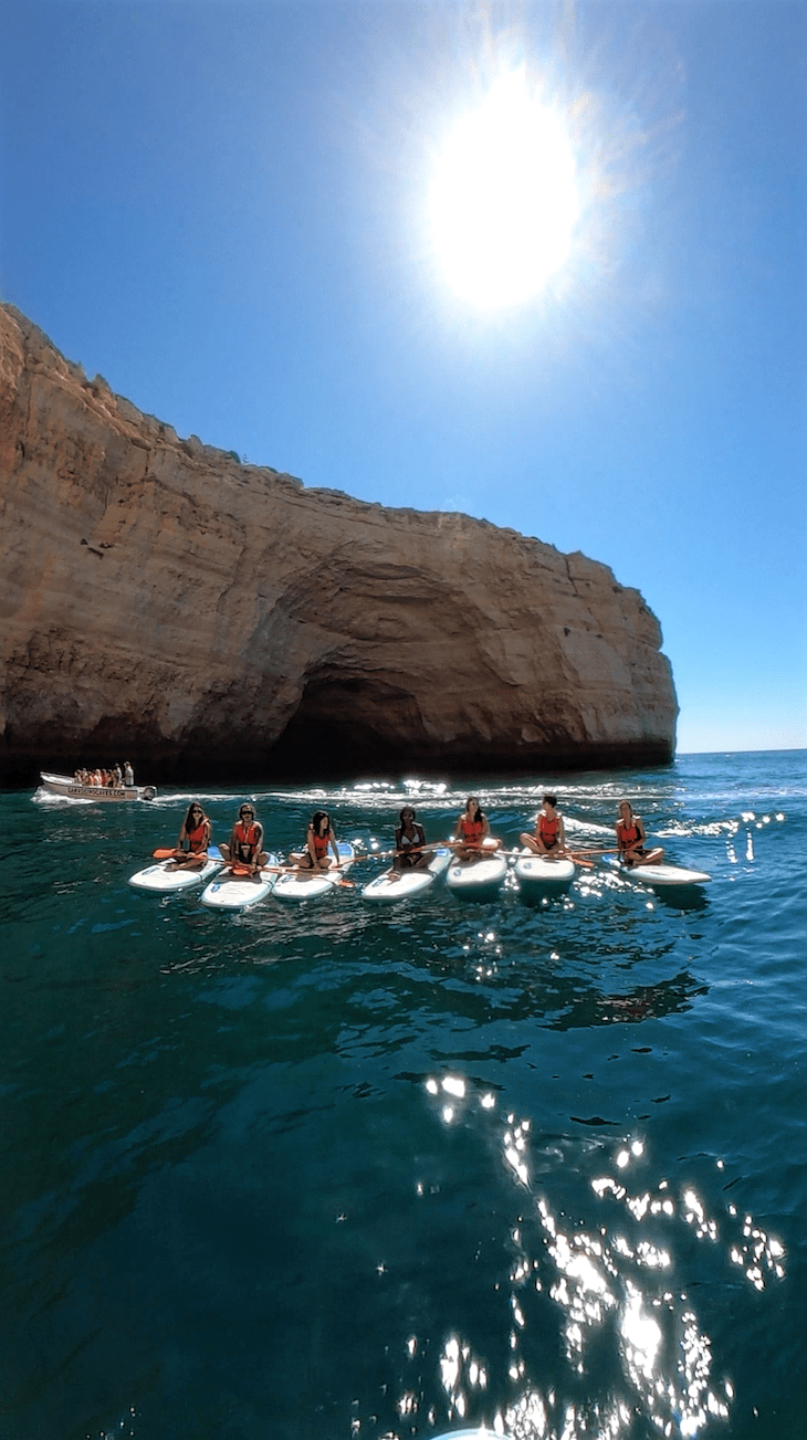 Grupo I Love Sup - Lagoa - Algarve © Viaje Comigo