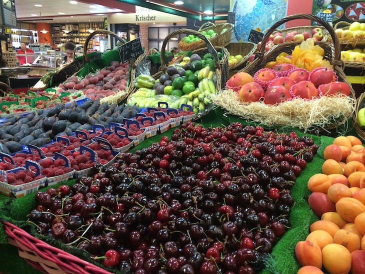 Fruta no Mercado Les Halles, Tours © Viaje Comigo