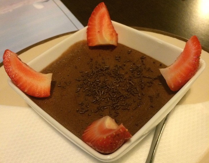 Mousse chocolate no Antártida