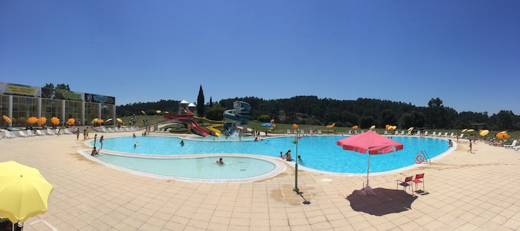 Panorâmica do Parque Aquático de Viseu - a 2 minutos de carro do hotel Príncipe Perfeito