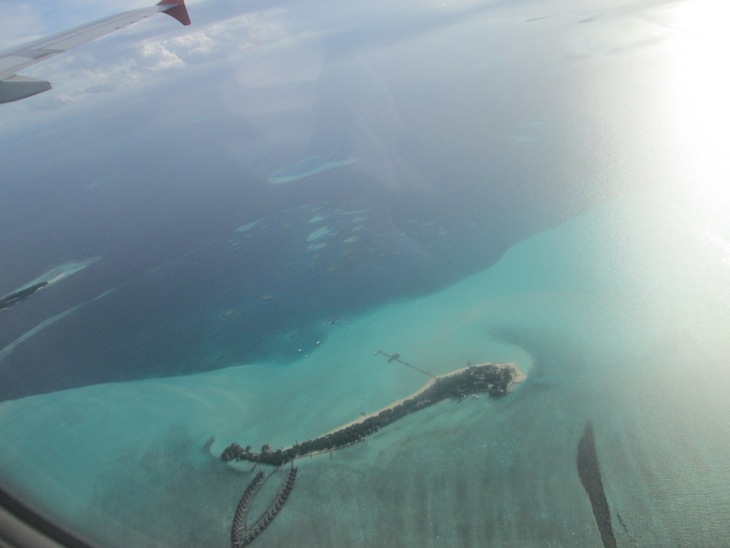 Maldivas - vista aérea - DR
