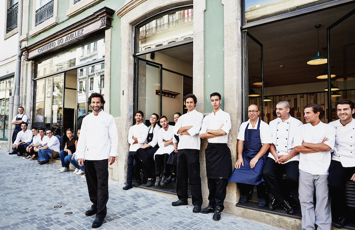 Equipa do Cantinho do Avillez no Porto. Foto- Paulo Barata 2014