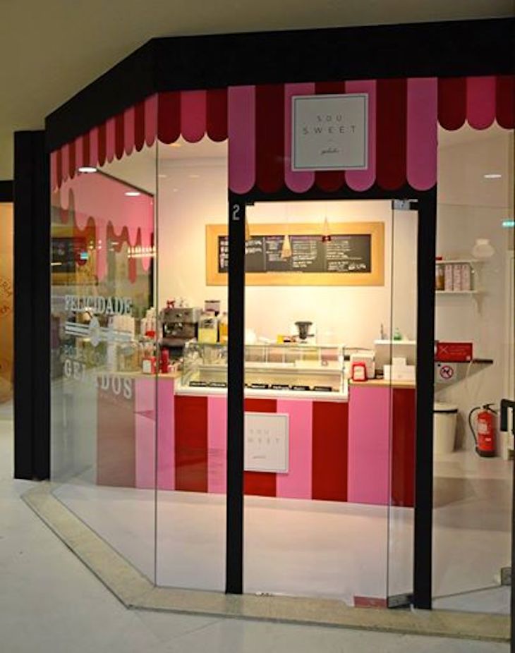 A Sou Sweet vende gelados nas Galerias Lumiére