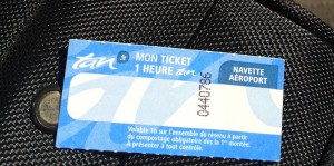 Bilhete Navette / Shuttle para o Aeroporto de Nantes