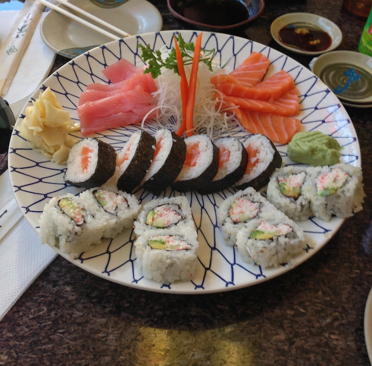 Sushi em Little Tóquio