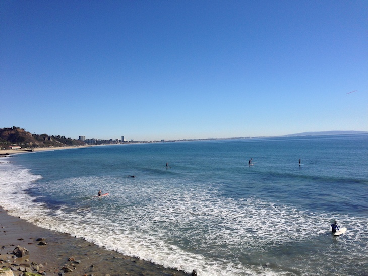 Surfistas em Los Angeles