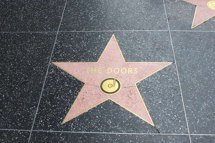 The Doors em Hollywood Boulevard