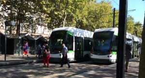 Tram de Nantes - paragem Commerce