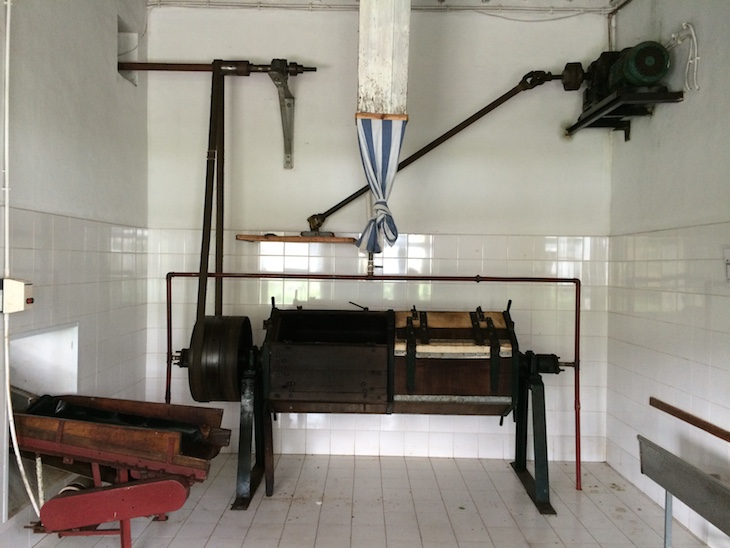 Máquinas da fábrica de Chá Gorreana