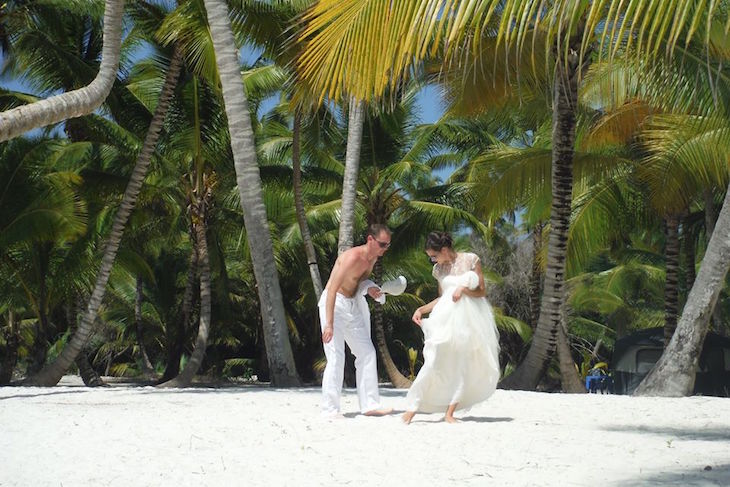 Casamento na ilha de Saona