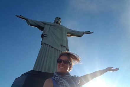 No Corcovado, Cristo Redentor, Rio de Janeiro, Brasil © Viaje Comigo