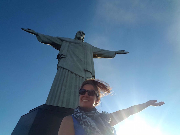 No Corcovado, Cristo Redentor, Rio de Janeiro, Brasil © Viaje Comigo