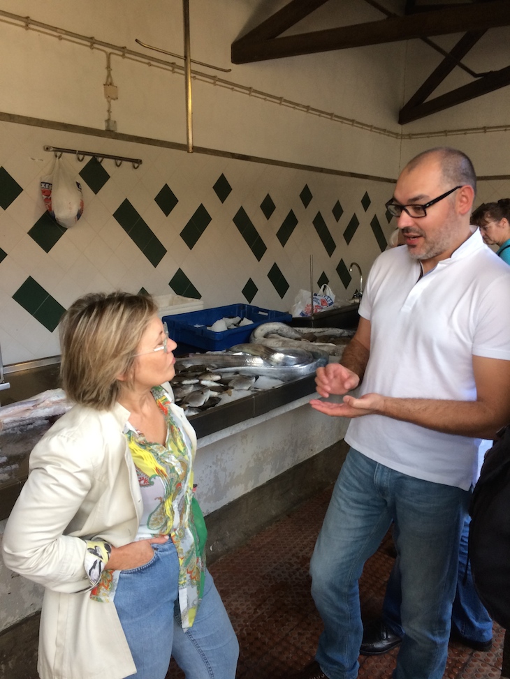 Chefs Justa Nobre e Renato Cunha no Mercado Ponta Delgada