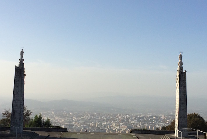 Vista do Santuário do Sameiro para a cidade de Braga