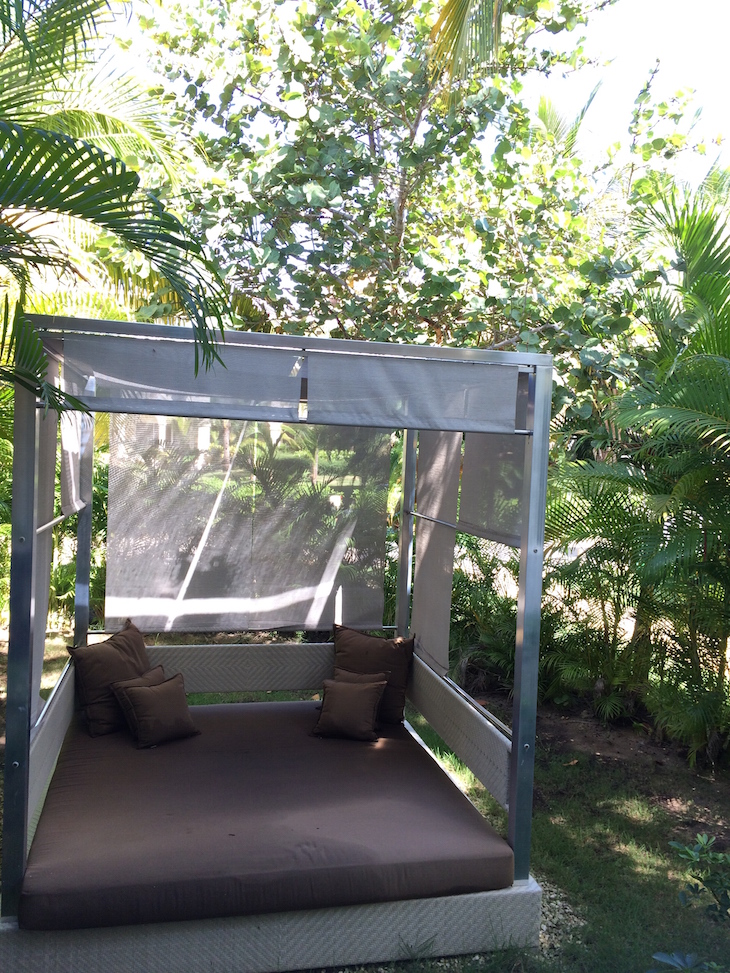 Na varanda do quarto do Meliã Caribe Tropical, Bavaro