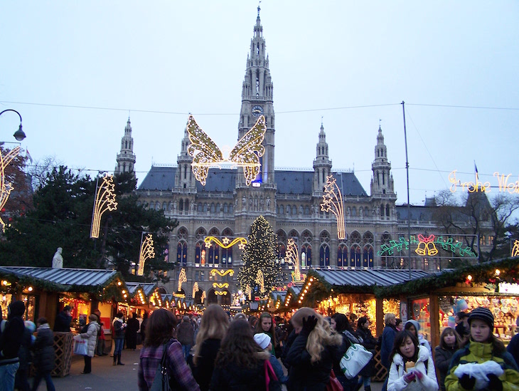 Mercado de Natal Viena - frente à Câmara Municipal