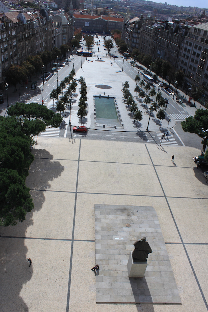 Vista da Câmara Municipal do Porto para a Avenida dos Aliados