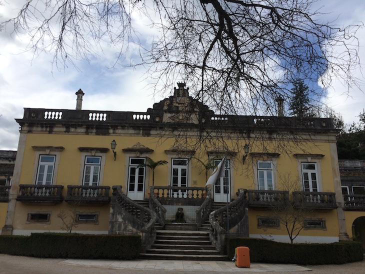 Entrada da casa Quinta das Lágrimas,a Coimbra